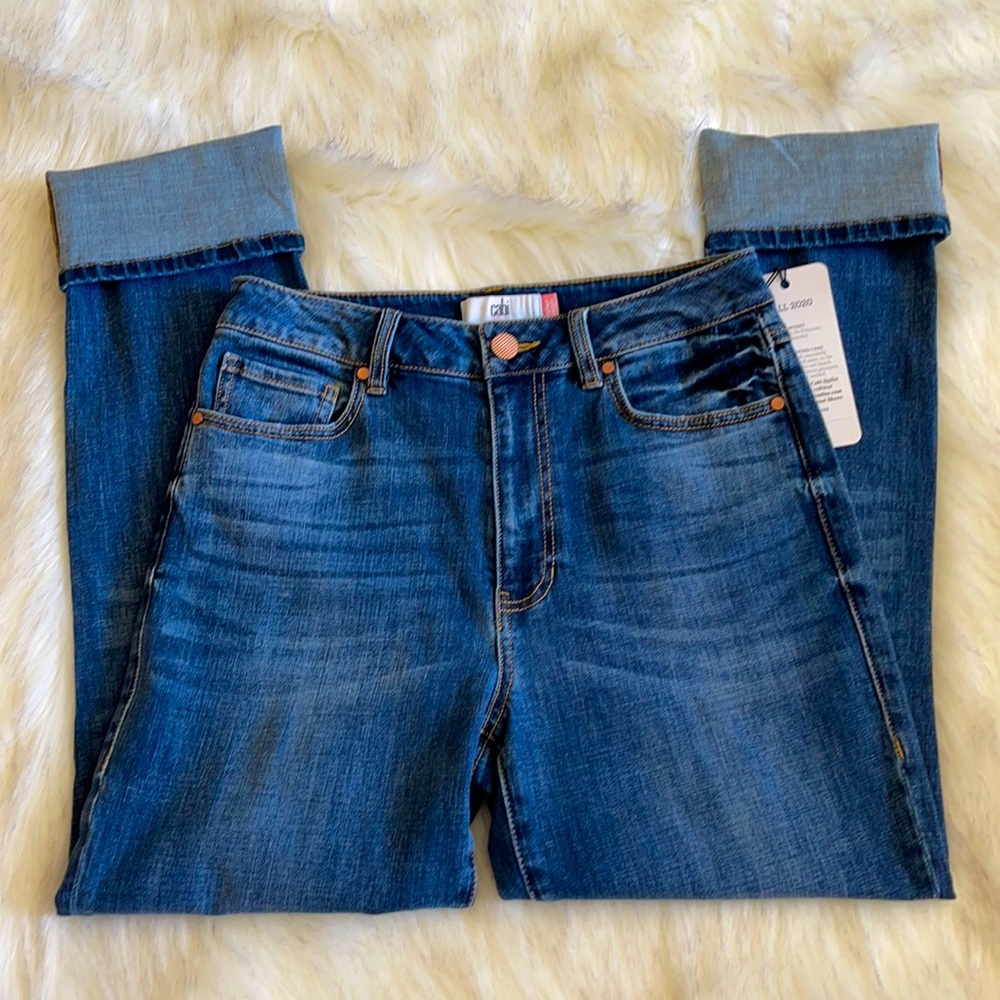 Cabi Higher Straight Jeans # 3940 NWT